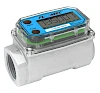 Aluminium paddle wheel flow meter