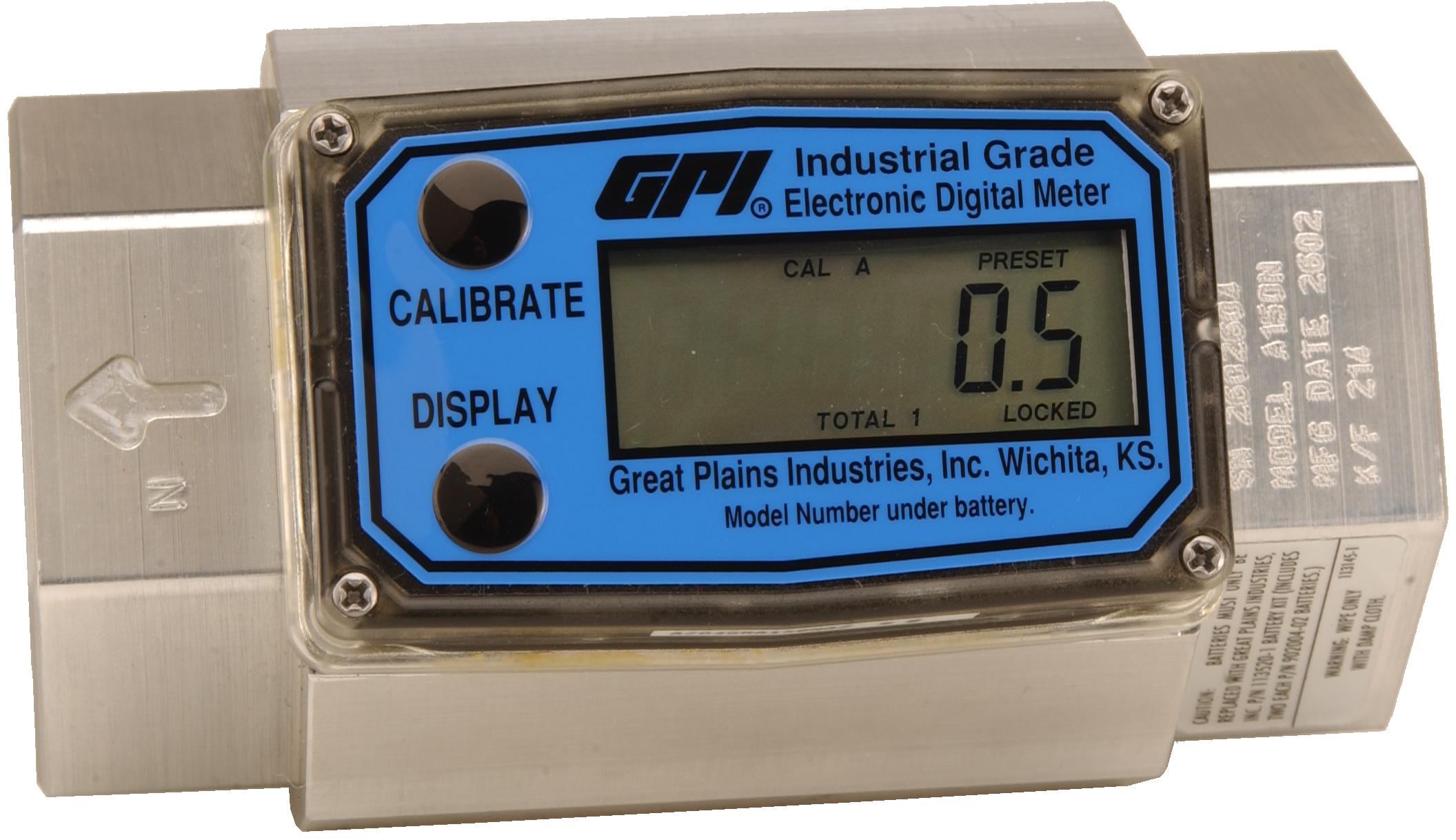 Aluminium turbine flow meter